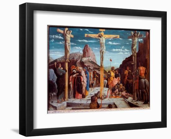 The Calvary, 1457-59 (Oil on Wood)-Andrea Mantegna-Framed Giclee Print