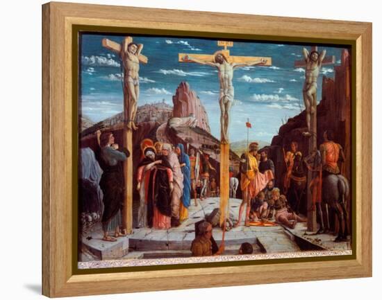 The Calvary, 1457-59 (Oil on Wood)-Andrea Mantegna-Framed Premier Image Canvas