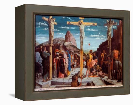 The Calvary, 1457-59 (Oil on Wood)-Andrea Mantegna-Framed Premier Image Canvas