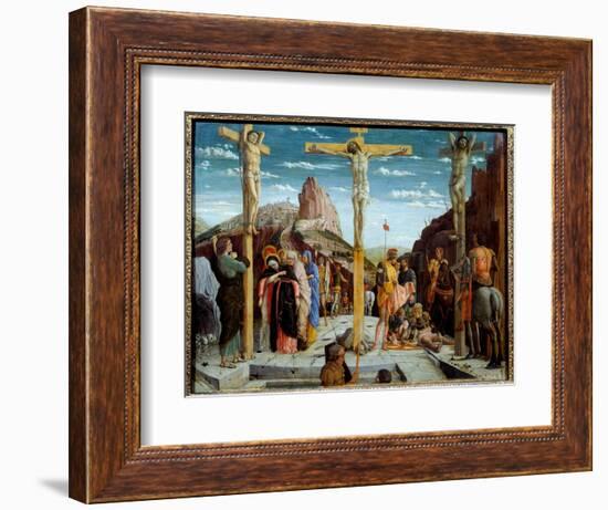 The Calvary, 1457-59 (Oil on Wood)-Andrea Mantegna-Framed Giclee Print