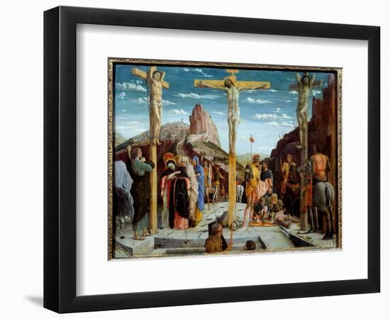 The Calvary, 1457-59 (Oil on Wood)-Andrea Mantegna-Framed Giclee Print