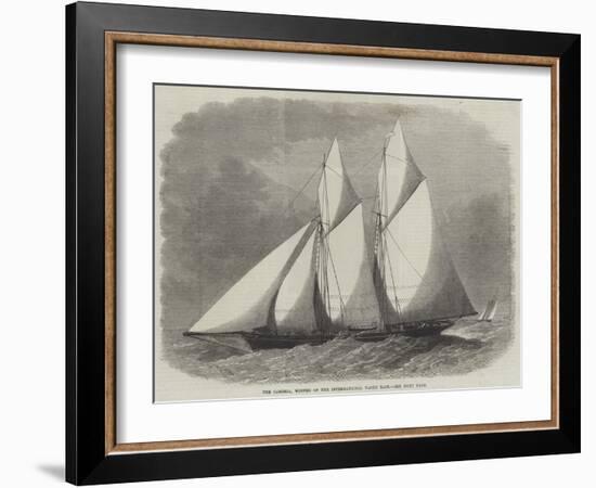 The Cambria, Winner of the International Yacht Race-Edwin Weedon-Framed Giclee Print