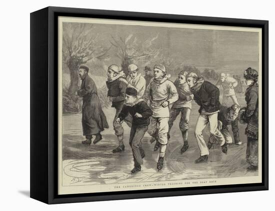 The Cambridge Crew, Winter Training for the Boat Race-Henry Woods-Framed Premier Image Canvas