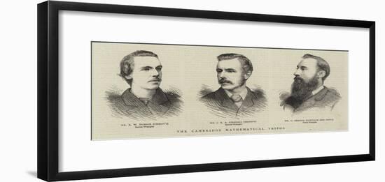 The Cambridge Mathematical Tripos-null-Framed Giclee Print