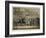 the Cambridge Teelgraph , White Horse, Fetter Lane, London (Engraving)-James Pollard-Framed Giclee Print