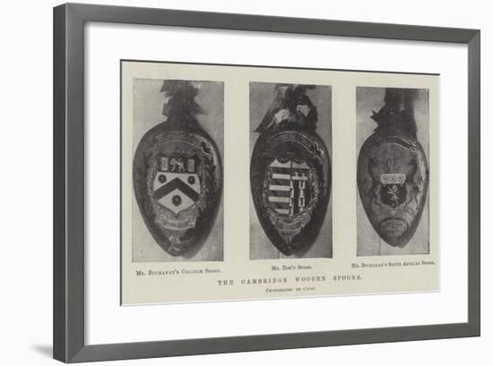 The Cambridge Wooden Spoons--Framed Giclee Print