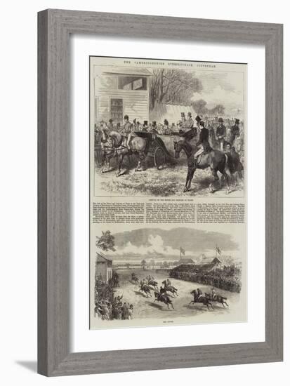 The Cambridgeshire Steeplechase, Cottenham-Arthur Hopkins-Framed Giclee Print