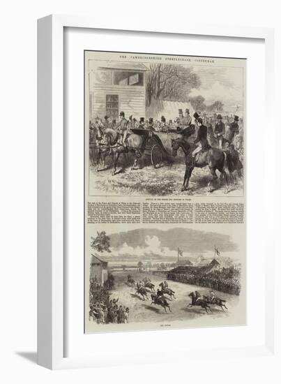 The Cambridgeshire Steeplechase, Cottenham-Arthur Hopkins-Framed Giclee Print