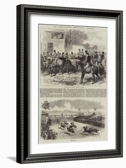 The Cambridgeshire Steeplechase, Cottenham-Arthur Hopkins-Framed Giclee Print