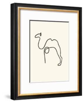 The Camel-Pablo Picasso-Framed Serigraph