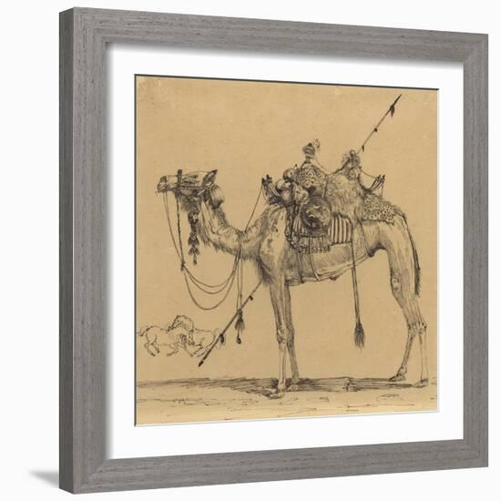 The Camel-Rodolphe Bresdin-Framed Giclee Print