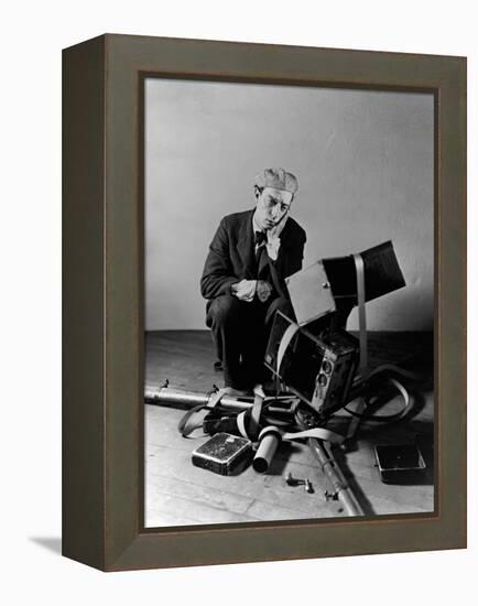 The Cameraman, 1928-null-Framed Premier Image Canvas