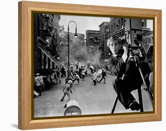 The Cameraman, 1928-null-Framed Premier Image Canvas