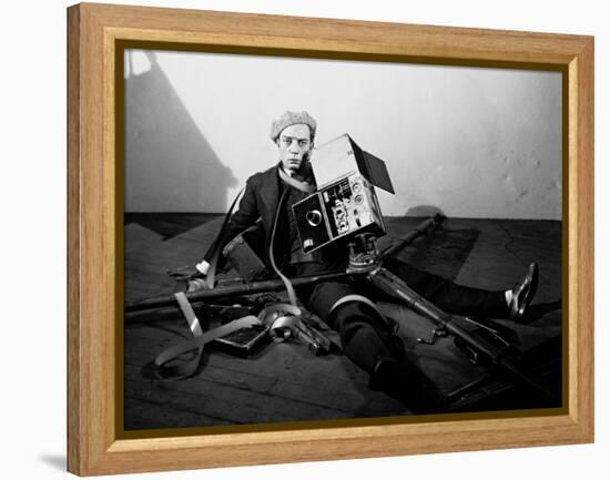 The Cameraman, 1928-null-Framed Premier Image Canvas