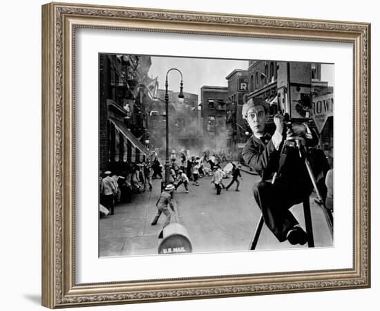 The Cameraman, 1928-null-Framed Photographic Print