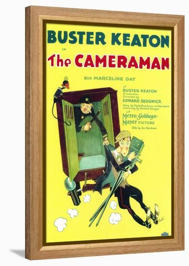 The Cameraman, 1928-null-Framed Stretched Canvas