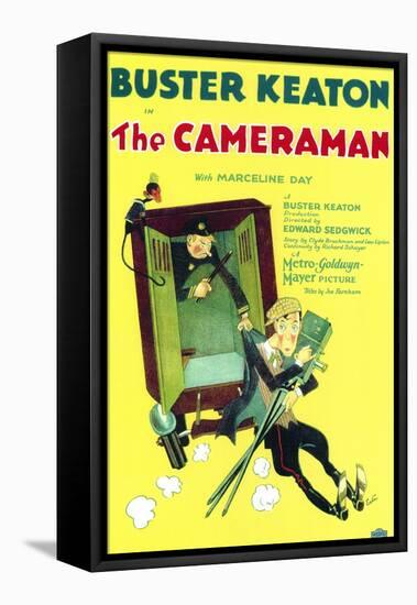 The Cameraman, 1928-null-Framed Stretched Canvas