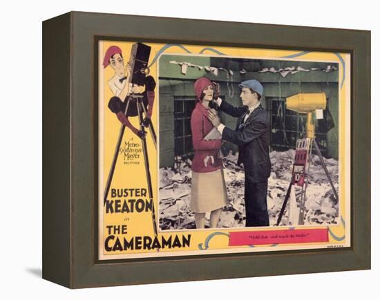 The Cameraman, 1928-null-Framed Stretched Canvas