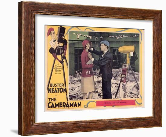 The Cameraman, 1928-null-Framed Art Print