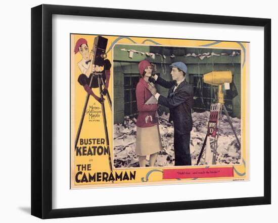 The Cameraman, 1928-null-Framed Art Print