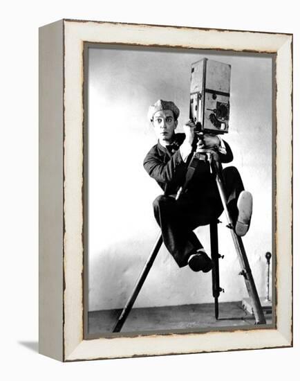 The Cameraman, Buster Keaton, 1928, Newsreel Camera-null-Framed Stretched Canvas