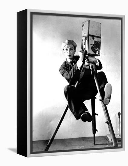 The Cameraman, Buster Keaton, 1928, Newsreel Camera-null-Framed Stretched Canvas