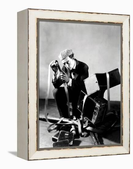 The Cameraman, Buster Keaton, 1928-null-Framed Stretched Canvas