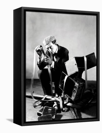 The Cameraman, Buster Keaton, 1928-null-Framed Stretched Canvas