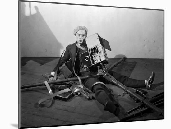 The Cameraman, Buster Keaton, 1928-null-Mounted Photo