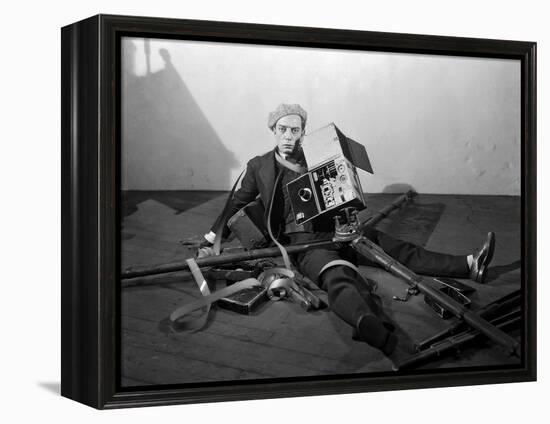 The Cameraman, Buster Keaton, 1928-null-Framed Stretched Canvas