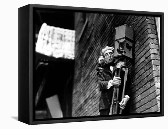 The Cameraman, Buster Keaton, 1928-null-Framed Stretched Canvas