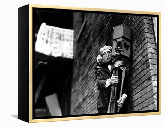 The Cameraman, Buster Keaton, 1928-null-Framed Stretched Canvas