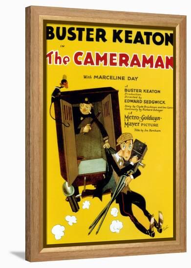 The Cameraman, Buster Keaton, 1928-null-Framed Stretched Canvas