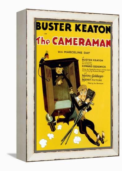 The Cameraman, Buster Keaton, 1928-null-Framed Stretched Canvas