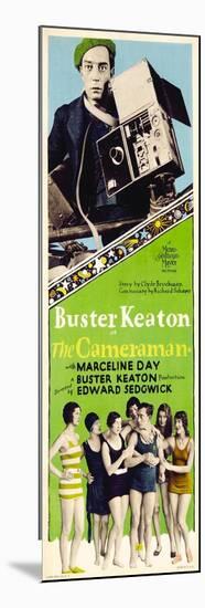 The Cameraman, Buster Keaton, 1928-null-Mounted Art Print