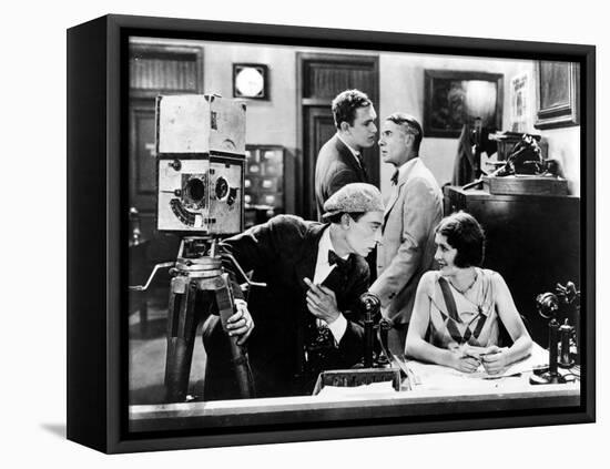 The Cameraman, Buster Keaton, Harold Goodwin, Sidney Bracey, Marceline Day, 1928-null-Framed Stretched Canvas