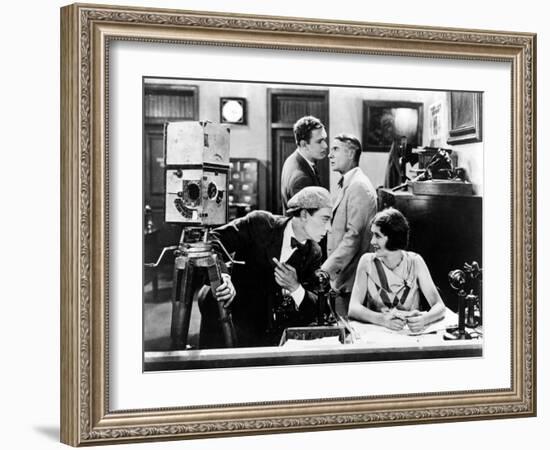 The Cameraman, Buster Keaton, Harold Goodwin, Sidney Bracey, Marceline Day, 1928-null-Framed Photo