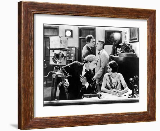 The Cameraman, Buster Keaton, Harold Goodwin, Sidney Bracey, Marceline Day, 1928-null-Framed Photo