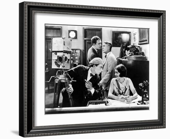 The Cameraman, Buster Keaton, Harold Goodwin, Sidney Bracey, Marceline Day, 1928-null-Framed Photo