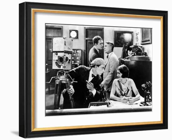 The Cameraman, Buster Keaton, Harold Goodwin, Sidney Bracey, Marceline Day, 1928-null-Framed Photo