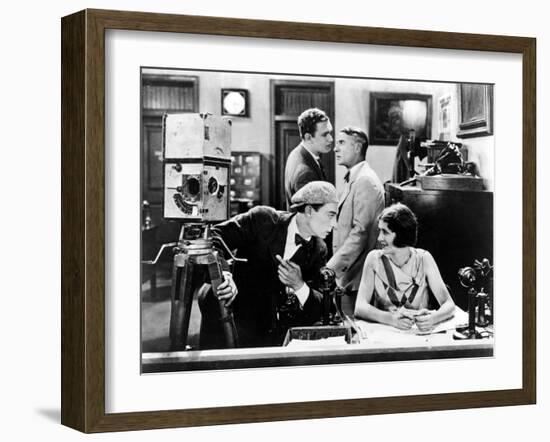 The Cameraman, Buster Keaton, Harold Goodwin, Sidney Bracey, Marceline Day, 1928-null-Framed Premium Photographic Print