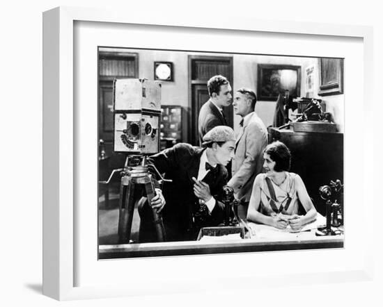 The Cameraman, Buster Keaton, Harold Goodwin, Sidney Bracey, Marceline Day, 1928-null-Framed Premium Photographic Print