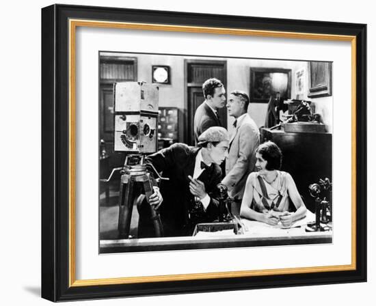 The Cameraman, Buster Keaton, Harold Goodwin, Sidney Bracey, Marceline Day, 1928-null-Framed Premium Photographic Print