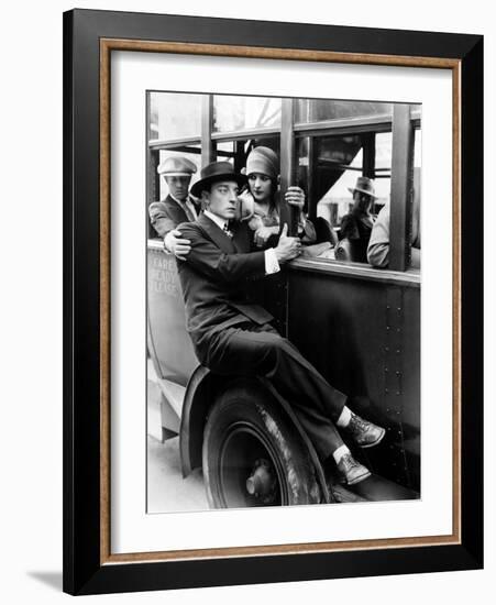 The Cameraman, Buster Keaton, Marceline Day, 1928-null-Framed Photo