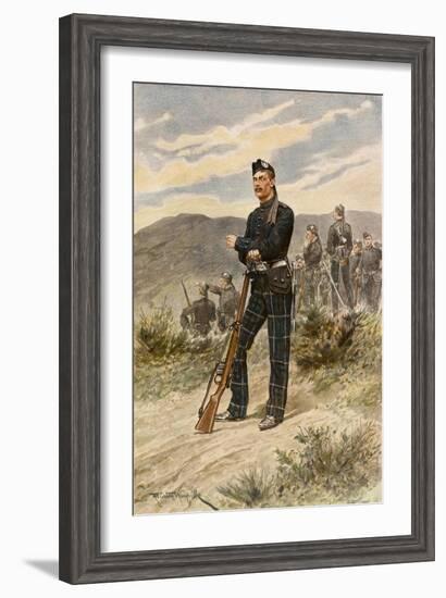 The Cameronians Scottish Rifles-null-Framed Art Print