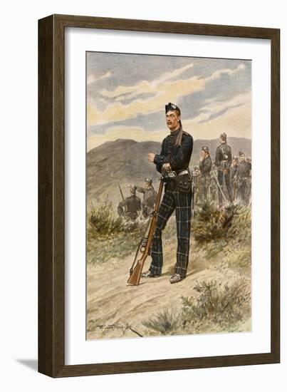 The Cameronians Scottish Rifles-null-Framed Art Print