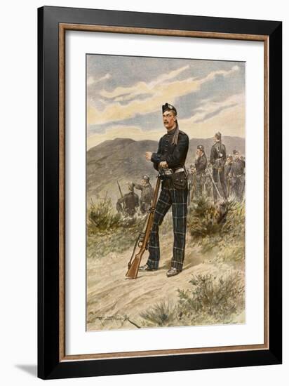 The Cameronians Scottish Rifles-null-Framed Art Print