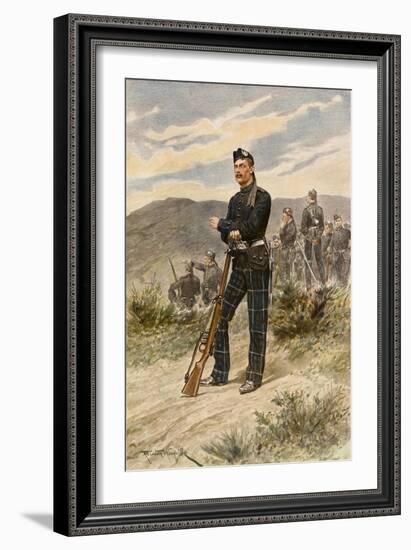 The Cameronians Scottish Rifles-null-Framed Art Print