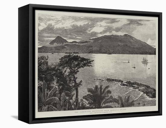 The Cameroons Mountains from Mondole Island-Harry Hamilton Johnston-Framed Premier Image Canvas