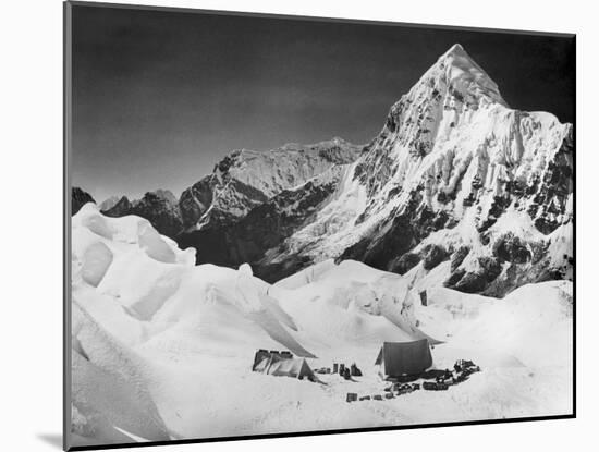 The Camp 2 of the Swiss Expedition-null-Mounted Photographic Print